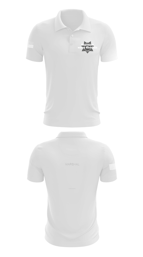 Short Sleeve Performance Polo, Sherwood valley marshals, Police, Teamtime, Team time, sublimation, custom sports apparel, team uniforms, spirit wear, spiritwear, sports uniforms, custom shirts, team store, custom team store, fundraiser sports, apparel fundraiser