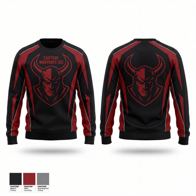 Eastbay Warriors 12U 59735081 Crew Neck Sweatshirt - 1