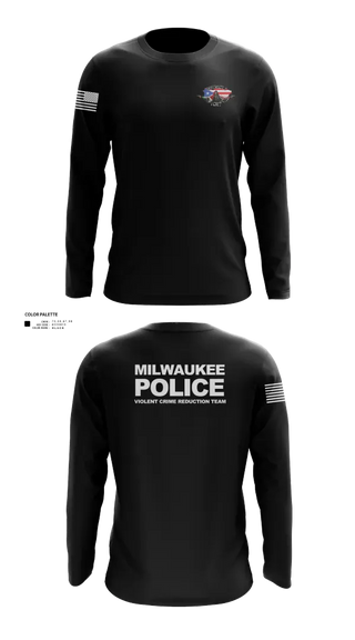 Long Sleeve Performance Shirt, D3 Violent Crimes Reduction Team, Police, Teamtime, Team time, sublimation, custom sports apparel, team uniforms, spirit wear, spiritwear, sports uniforms, custom shirts, team store, custom team store, fundraiser sports, apparel fundraiser