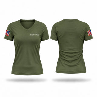 Womens Short Sleeve Vneck Shirt, LINCOLN COUNTY SHERIFF'S OFFICE, Police, Teamtime, Team time, sublimation, custom sports apparel, team uniforms, spirit wear, spiritwear, sports uniforms, custom shirts, team store, custom team store, fundraiser sports, apparel fundraiser