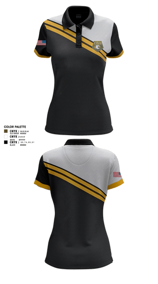 Womens Short Sleeve Performance Polo, PM C2 Transport, Army, Teamtime, Team time, sublimation, custom sports apparel, team uniforms, spirit wear, spiritwear, sports uniforms, custom shirts, team store, custom team store, fundraiser sports, apparel fundraiser