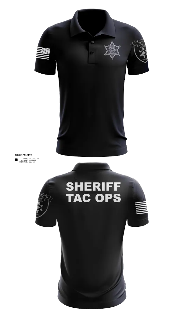 Short Sleeve Performance Polo, Fayette County Sheriff WV, Police, Teamtime, Team time, sublimation, custom sports apparel, team uniforms, spirit wear, spiritwear, sports uniforms, custom shirts, team store, custom team store, fundraiser sports, apparel fundraiser
