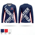 Frontier Regional School Softball 62798325 Women's Long Sleeve V-neck Shirt - 1
