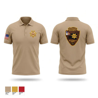 Short Sleeve Performance Polo, Murray County Sheriff’s Department, Police, Teamtime, Team time, sublimation, custom sports apparel, team uniforms, spirit wear, spiritwear, sports uniforms, custom shirts, team store, custom team store, fundraiser sports, apparel fundraiser