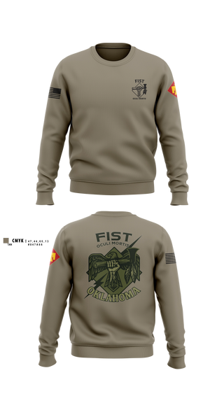 Crew Neck Sweatshirt, HHB 160th FIST, Army, Teamtime, Team time, sublimation, custom sports apparel, team uniforms, spirit wear, spiritwear, sports uniforms, custom shirts, team store, custom team store, fundraiser sports, apparel fundraiser
