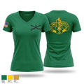 3d Cavalry Regiment Women's Short Sleeve V-neck Shirt - 1