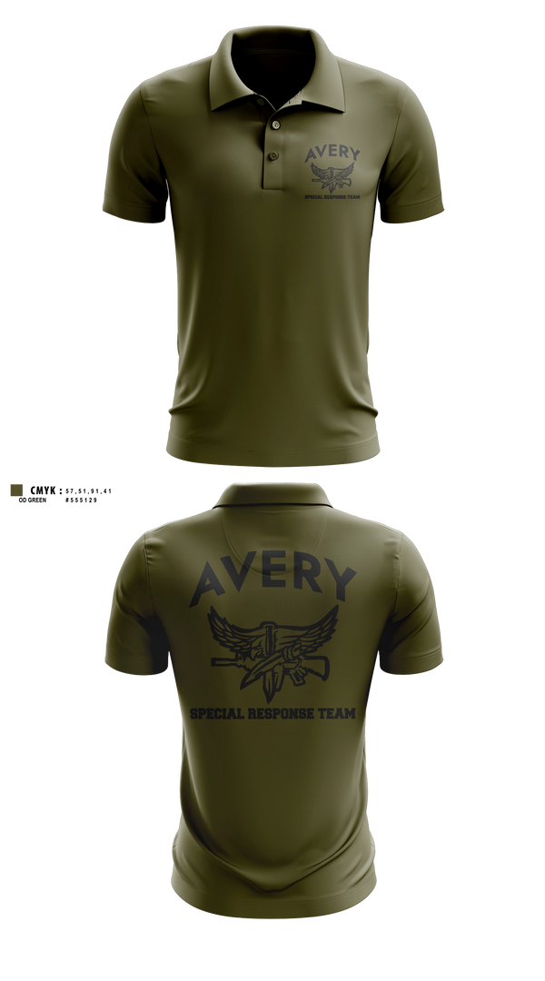 Short Sleeve Performance Polo, Avery SRT, Police, Teamtime, Team time, sublimation, custom sports apparel, team uniforms, spirit wear, spiritwear, sports uniforms, custom shirts, team store, custom team store, fundraiser sports, apparel fundraiser