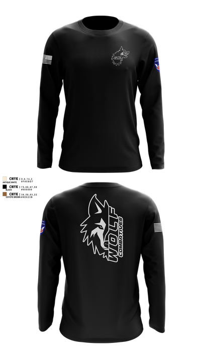 Wolf Combatives Long Sleeve Performance Shirt 105