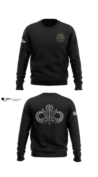 Crew Neck Sweatshirt, 112th SIG BN (SO)(A), Army, Teamtime, Team time, sublimation, custom sports apparel, team uniforms, spirit wear, spiritwear, sports uniforms, custom shirts, team store, custom team store, fundraiser sports, apparel fundraiser
