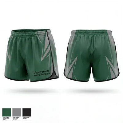 Ocean Breeze Wave Runners 62388964 Track Shorts - 1