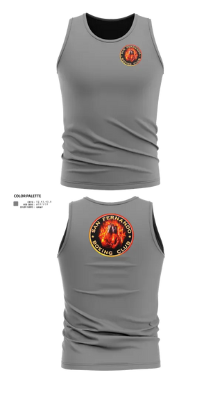 Tank Top, San Fernando Boxing Club, Spirit Store, Teamtime, Team time, sublimation, custom sports apparel, team uniforms, spirit wear, spiritwear, sports uniforms, custom shirts, team store, custom team store, fundraiser sports, apparel fundraiser