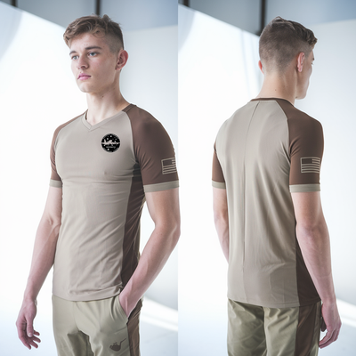 National Airborne Operations Center 67344774 Women's Short Sleeve V-neck Shirt - 10