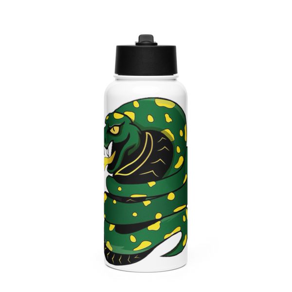 PYTHONS 34625926 Stainless Steel Water Bottle with a Straw Lid