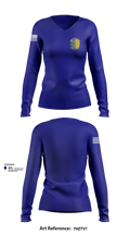 Newton Police Department 7766110 Women's Long Sleeve V-neck Shirt - 108