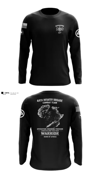 Long Sleeve Performance Shirt, 44th IBCT, Army, Teamtime, Team time, sublimation, custom sports apparel, team uniforms, spirit wear, spiritwear, sports uniforms, custom shirts, team store, custom team store, fundraiser sports, apparel fundraiser