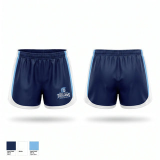 Womens Shorts, Trojans, Men's Soccer, Teamtime, Team time, sublimation, custom sports apparel, team uniforms, spirit wear, spiritwear, sports uniforms, custom shirts, team store, custom team store, fundraiser sports, apparel fundraiser