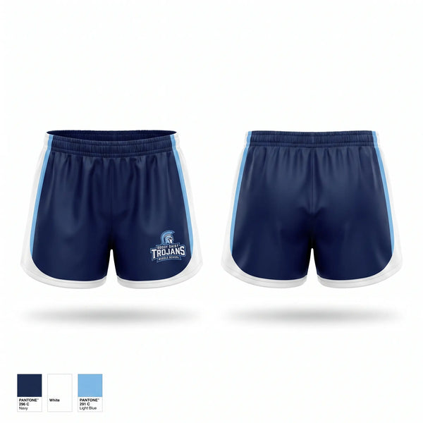 Womens Shorts, Trojans, Men's Soccer, Teamtime, Team time, sublimation, custom sports apparel, team uniforms, spirit wear, spiritwear, sports uniforms, custom shirts, team store, custom team store, fundraiser sports, apparel fundraiser