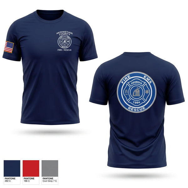 Short Sleeve Performance Shirt, Meriwether county fire rescue, Fire Department, Teamtime, Team time, sublimation, custom sports apparel, team uniforms, spirit wear, spiritwear, sports uniforms, custom shirts, team store, custom team store, fundraiser sports, apparel fundraiser