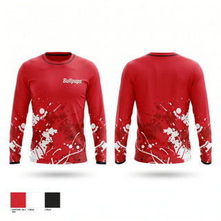 Long Sleeve Performance Shirt, Bullpups, , Teamtime, Team time, sublimation, custom sports apparel, team uniforms, spirit wear, spiritwear, sports uniforms, custom shirts, team store, custom team store, fundraiser sports, apparel fundraiser