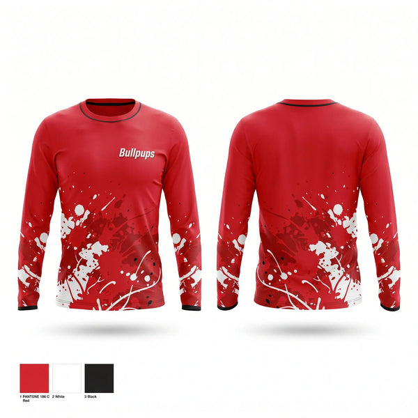 Long Sleeve Performance Shirt, Bullpups, , Teamtime, Team time, sublimation, custom sports apparel, team uniforms, spirit wear, spiritwear, sports uniforms, custom shirts, team store, custom team store, fundraiser sports, apparel fundraiser