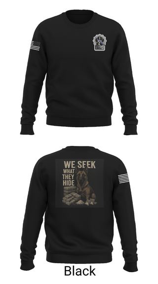 Crew Neck Sweatshirt, Narcotics K9, , Teamtime, Team time, sublimation, custom sports apparel, team uniforms, spirit wear, spiritwear, sports uniforms, custom shirts, team store, custom team store, fundraiser sports, apparel fundraiser