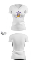 FHHS Mountaineering Club 71635730 Women's Short Sleeve V-neck Shirt - 4