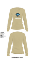 Blueshed Gun Shop 36061412 Women's Long Sleeve V-neck Shirt - 82