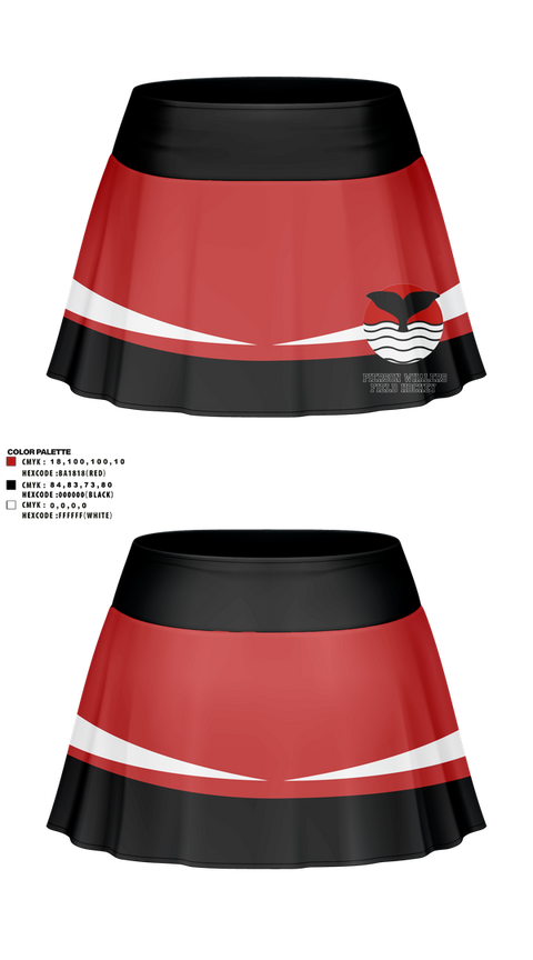 Skort, Pierson Whalers Field Hockey, Field Hockey, Teamtime, Team time, sublimation, custom sports apparel, team uniforms, spirit wear, spiritwear, sports uniforms, custom shirts, team store, custom team store, fundraiser sports, apparel fundraiser