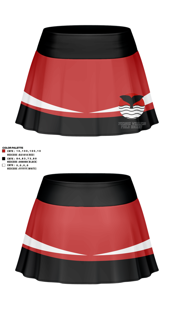 Skort, Pierson Whalers Field Hockey, Field Hockey, Teamtime, Team time, sublimation, custom sports apparel, team uniforms, spirit wear, spiritwear, sports uniforms, custom shirts, team store, custom team store, fundraiser sports, apparel fundraiser