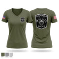 Coraopolis Police K9 Unit Women's Short Sleeve V-neck Shirt - 1