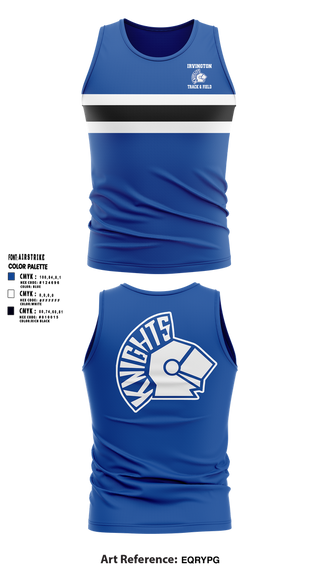 Tank Top, Irvington knights Elite Track Club, Track & Field, Teamtime, Team time, sublimation, custom sports apparel, team uniforms, spirit wear, spiritwear, sports uniforms, custom shirts, team store, custom team store, fundraiser sports, apparel fundraiser