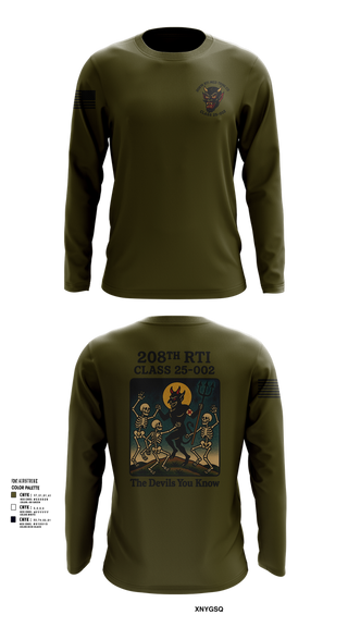 Long Sleeve Performance Shirt, 208th RTI MED TRNG CO Class 25-002, , Teamtime, Team time, sublimation, custom sports apparel, team uniforms, spirit wear, spiritwear, sports uniforms, custom shirts, team store, custom team store, fundraiser sports, apparel fundraiser