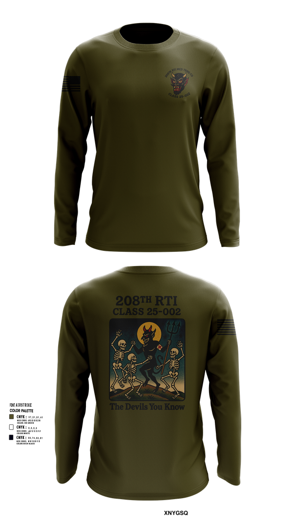 Long Sleeve Performance Shirt, 208th RTI MED TRNG CO Class 25-002, , Teamtime, Team time, sublimation, custom sports apparel, team uniforms, spirit wear, spiritwear, sports uniforms, custom shirts, team store, custom team store, fundraiser sports, apparel fundraiser
