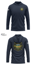 Dufur Volunteer Fire and Ambulance Long Sleeve Performance Shirt with hood - 11