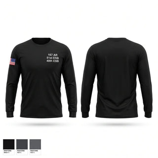 Long Sleeve Performance Shirt, 1-67 AR, 51st ESB, 40th ESB, Army, Teamtime, Team time, sublimation, custom sports apparel, team uniforms, spirit wear, spiritwear, sports uniforms, custom shirts, team store, custom team store, fundraiser sports, apparel fundraiser