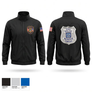 Windbreaker, Crump Station (Memphis Police Department), Police, Teamtime, Team time, sublimation, custom sports apparel, team uniforms, spirit wear, spiritwear, sports uniforms, custom shirts, team store, custom team store, fundraiser sports, apparel fundraiser