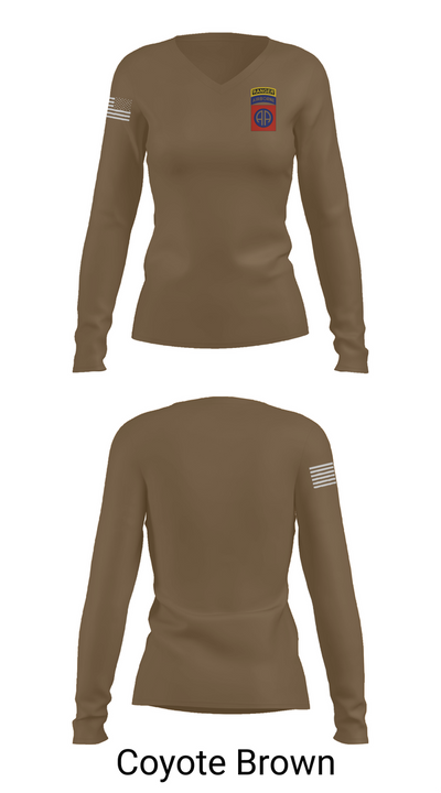 82nd airborne Division 92499794 Women's Long Sleeve V-neck Shirt - 17