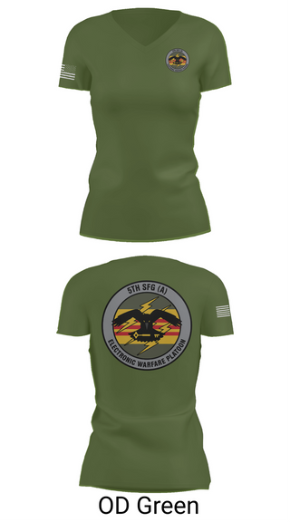 Womens Short Sleeve Vneck Shirt, MICO GSB 5TH GROUP EW PLATOON, , Teamtime, Team time, sublimation, custom sports apparel, team uniforms, spirit wear, spiritwear, sports uniforms, custom shirts, team store, custom team store, fundraiser sports, apparel fundraiser