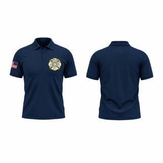 Short Sleeve Performance Polo, Dunellen Fire Department, Fire Department, Teamtime, Team time, sublimation, custom sports apparel, team uniforms, spirit wear, spiritwear, sports uniforms, custom shirts, team store, custom team store, fundraiser sports, apparel fundraiser