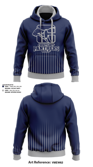 Hoodie, Century Panthers Golf, Golf, Teamtime, Team time, sublimation, custom sports apparel, team uniforms, spirit wear, spiritwear, sports uniforms, custom shirts, team store, custom team store, fundraiser sports, apparel fundraiser