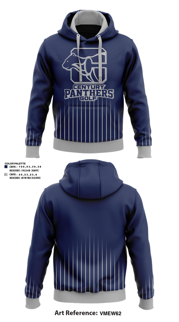 Hoodie, Century Panthers Golf, Golf, Teamtime, Team time, sublimation, custom sports apparel, team uniforms, spirit wear, spiritwear, sports uniforms, custom shirts, team store, custom team store, fundraiser sports, apparel fundraiser