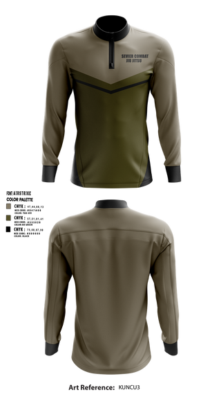 Quarter Zip Jacket, SEVIER COMBAT JIU JITSU, , Teamtime, Team time, sublimation, custom sports apparel, team uniforms, spirit wear, spiritwear, sports uniforms, custom shirts, team store, custom team store, fundraiser sports, apparel fundraiser