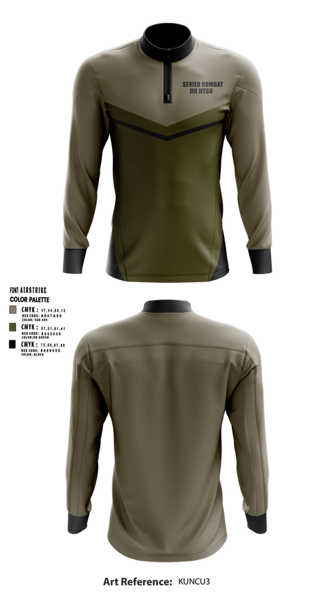 Quarter Zip Jacket, SEVIER COMBAT JIU JITSU, , Teamtime, Team time, sublimation, custom sports apparel, team uniforms, spirit wear, spiritwear, sports uniforms, custom shirts, team store, custom team store, fundraiser sports, apparel fundraiser