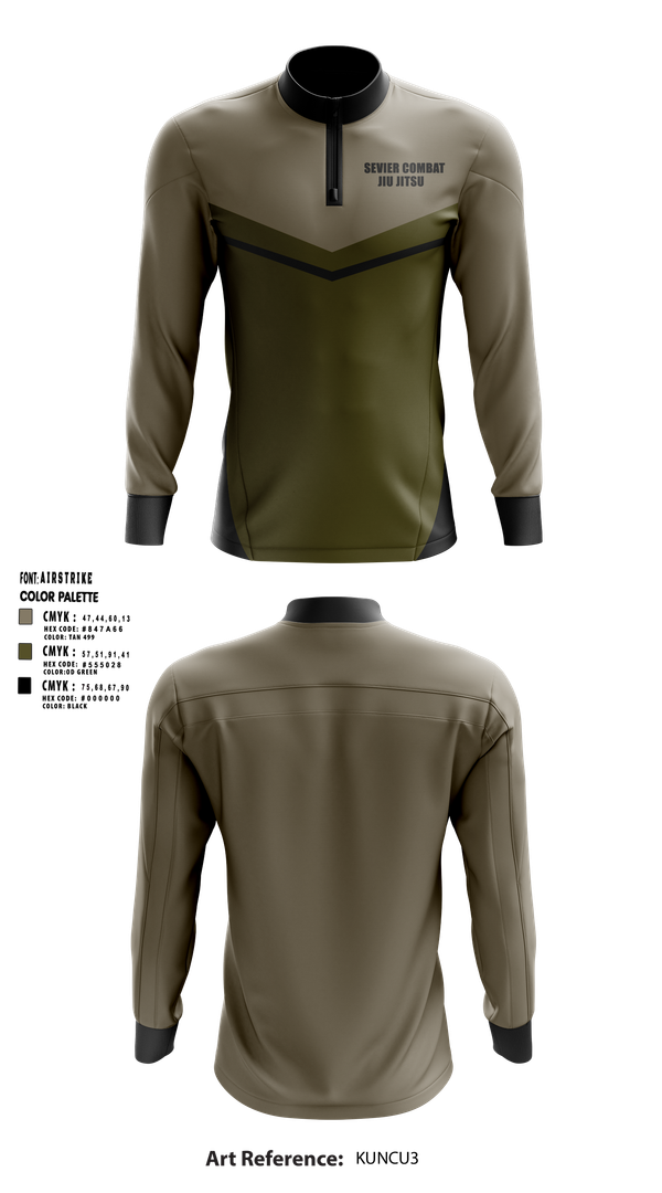 Quarter Zip Jacket, SEVIER COMBAT JIU JITSU, , Teamtime, Team time, sublimation, custom sports apparel, team uniforms, spirit wear, spiritwear, sports uniforms, custom shirts, team store, custom team store, fundraiser sports, apparel fundraiser