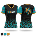 B2B Elite Women's Short Sleeve V-neck Shirt - 1