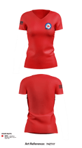 VR-55 18518260 Women's Short Sleeve V-neck Shirt - 1