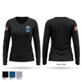 Miami Township Police K9 Women's Long Sleeve V-neck Shirt - 1