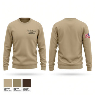 Crew Neck Sweatshirt, Fayette County Sheriff’s Department, Police, Teamtime, Team time, sublimation, custom sports apparel, team uniforms, spirit wear, spiritwear, sports uniforms, custom shirts, team store, custom team store, fundraiser sports, apparel fundraiser