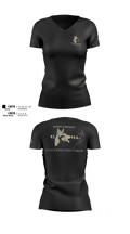 North Carolina Police Dog Association  Women's Short Sleeve V-neck Shirt - 100