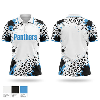 Short Sleeve Performance Polo, Panthers, Track & Field, Teamtime, Team time, sublimation, custom sports apparel, team uniforms, spirit wear, spiritwear, sports uniforms, custom shirts, team store, custom team store, fundraiser sports, apparel fundraiser